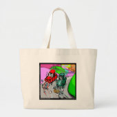 Gewoon gescheiden geld geeft Kaarten T - shirts, e Grote Tote Bag (Voorkant)