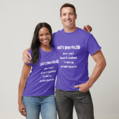 gewoon gescheiden t-shirt (Unisex)
