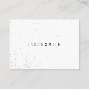 Gewoon gespikkeld (zwart/wit) visitekaartje