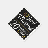 Gewoon getrouwd 20 jaar geleden II Servet (Hoek)