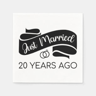 Gewoon getrouwd 20 jaar geleden V Servet