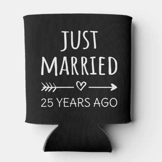 Gewoon getrouwd 25 jaar geleden blikjeskoeler (Achterkant)