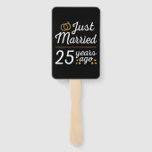 Gewoon getrouwd 25 jaar geleden II Handwaaier (Achterkant)