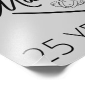 Gewoon getrouwd 25 jaar geleden III Foto Afdruk (Hoek)