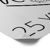 Gewoon getrouwd 25 jaar geleden III Poster (Hoek)