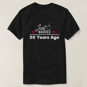 Gewoon getrouwd 30 jaar geleden 30th Wedding Jubil T-shirt
