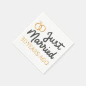 Gewoon getrouwd 30 jaar geleden IV Servet (Hoek)