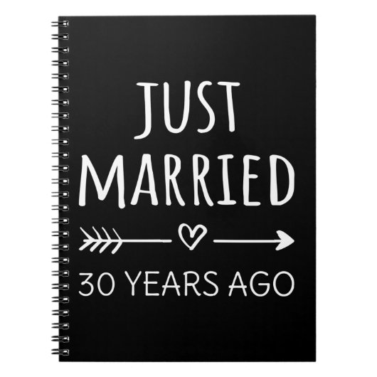 Gewoon getrouwd 30 jaar geleden. notitieboek (Voorkant)