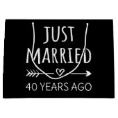 Gewoon getrouwd 40 jaar geleden groot cadeauzakje (Voorkant)