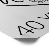 Gewoon getrouwd 40 jaar geleden III Poster (Hoek)