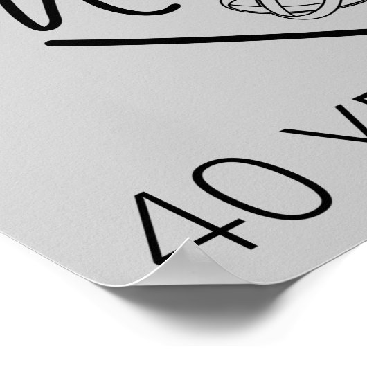 Gewoon getrouwd 40 jaar geleden III Poster (Hoek)