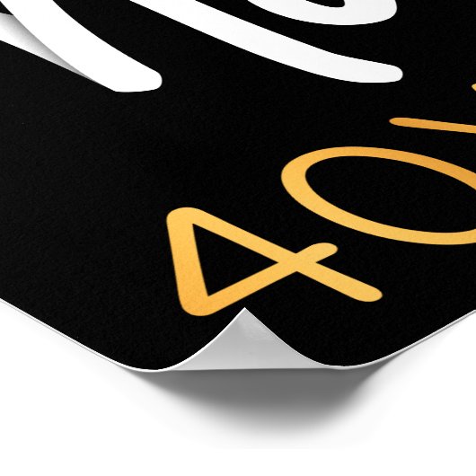 Gewoon getrouwd 40 jaar geleden IV Poster (Hoek)