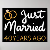 Gewoon getrouwd 40 jaar geleden IV Poster (Voorkant)