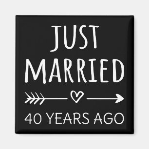 Gewoon getrouwd 40 jaar geleden magneet