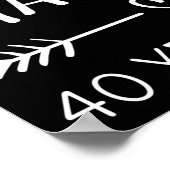 Gewoon getrouwd 40 jaar geleden poster (Hoek)