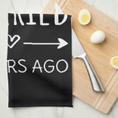 Gewoon getrouwd 40 jaar geleden theedoek (Quarter Fold)