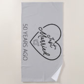 Gewoon getrouwd 50 jaar geleden III Strandlaken (Voorkant)