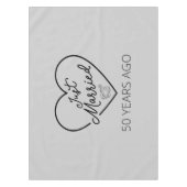 Gewoon getrouwd 50 jaar geleden III Tafelkleed (Voorkant)