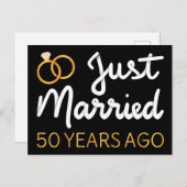 Gewoon getrouwd 50 jaar geleden IV Briefkaart (Voorkant / Achterkant)