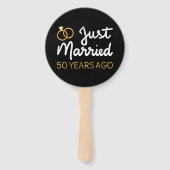 Gewoon getrouwd 50 jaar geleden IV Handwaaier (Achterkant)