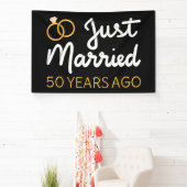 Gewoon getrouwd 50 jaar geleden IV Spandoek (Insitu)