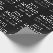 Gewoon getrouwd 60 jaar geleden. cadeaupapier (Hoek)