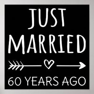 Gewoon getrouwd 60 jaar geleden. poster