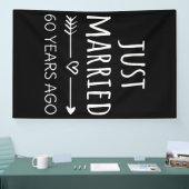 Gewoon getrouwd 60 jaar geleden. spandoek (Beurs)