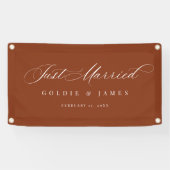 Gewoon getrouwd auto banner receptie decoratie tek (Horizontaal)