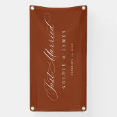 Gewoon getrouwd auto banner receptie decoratie tek (Verticaal)