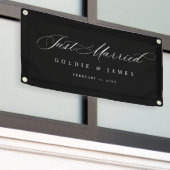 Gewoon getrouwd auto banner receptie decoratie tek (Buitenkant Gebouw)