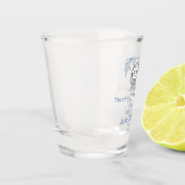 Gewoon getrouwd bride en bruom shot glas (Links)