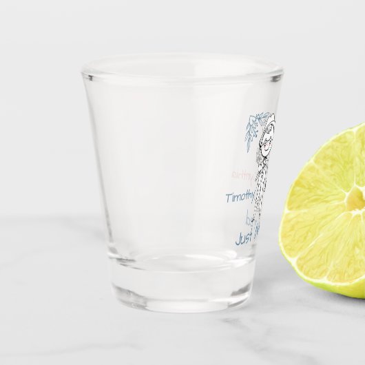 Gewoon getrouwd bride en bruom shot glas (Links)