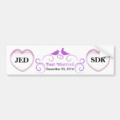 Gewoon getrouwd -  bumpersticker (Voorkant)