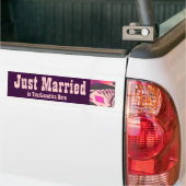Gewoon getrouwd Casino Gambler Bumpersticker (Op Truck)