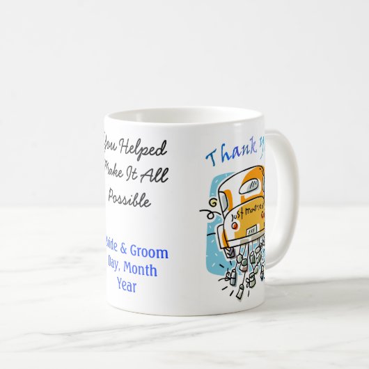 Gewoon getrouwd Hartelijk dank Mok (2C) (Voorkant rechts)