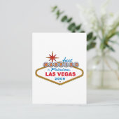 Gewoon getrouwd in Fabulous Las Vegas 2009 Aankondigingskaart (Staand voorkant)