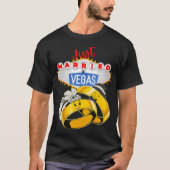 Gewoon getrouwd in VEGAS Las Vegas bruiloft BRUID T-shirt (Voorkant)