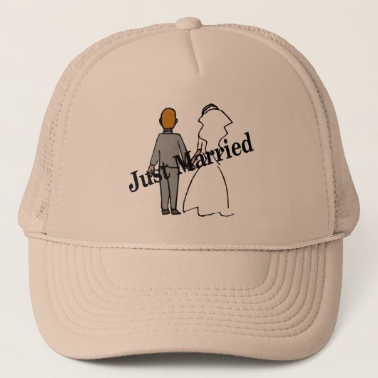 Gewoon getrouwd (koppel) trucker pet (Voorkant)