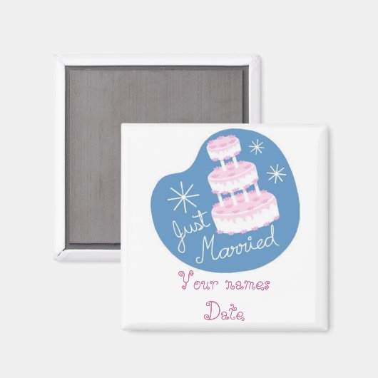 Gewoon getrouwd Magnet (Voorkant / Achterkant)