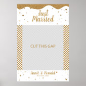 Gewoon getrouwd met 02 bruiloft lijst props foto B Poster (Voorkant)