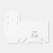 Gewoon getrouwd met Bride & Groom Names Bedankdoosjes (Uitgevouwen)