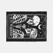 Gewoon getrouwd met de liefhebbers skelet koppel p fleece deken (Voorkant (Horizontaal))