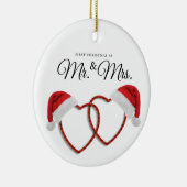 Gewoon getrouwd met een kerst ornament nieuw onkru (Rechts)