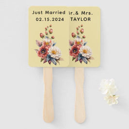 Gewoon getrouwd met Mr & Mrs | Bruiloft Bloemen Mo Handwaaier