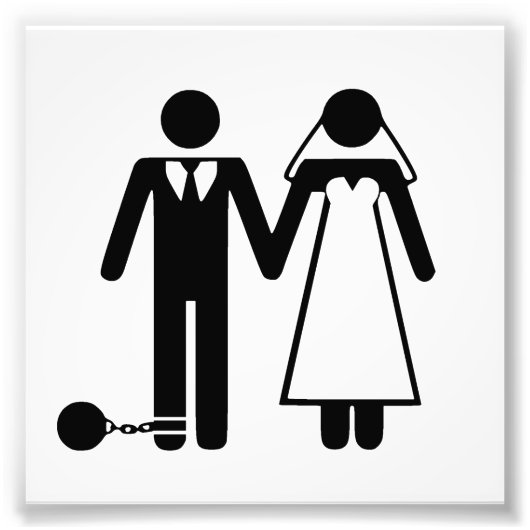 Gewoon getrouwd, onder nieuw beheer foto afdruk (Voorkant)