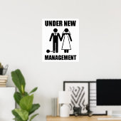 Gewoon getrouwd, onder nieuw beheer poster (Thuiskantoor)