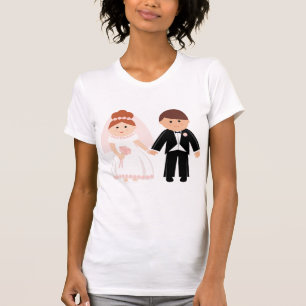 Gewoon getrouwd paar vrouwen T-shirt