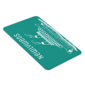 Gewoon getrouwd Passen getrouwd bruiloft cruise ca Magneet (Rechterzijde)