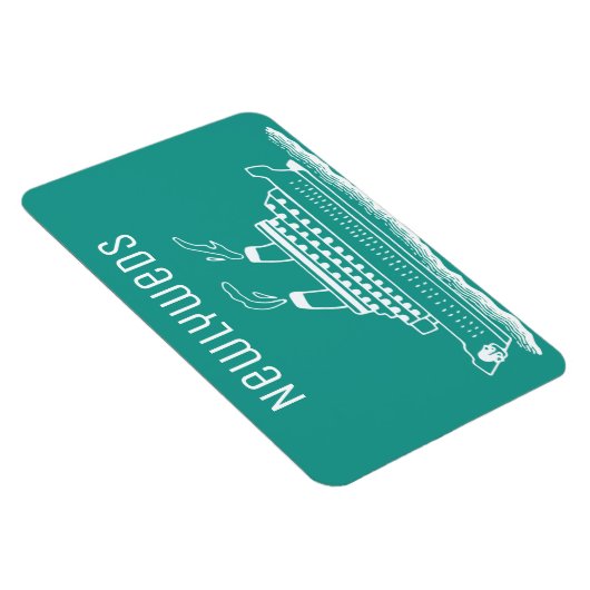 Gewoon getrouwd Passen getrouwd bruiloft cruise ca Magneet (Rechterzijde)